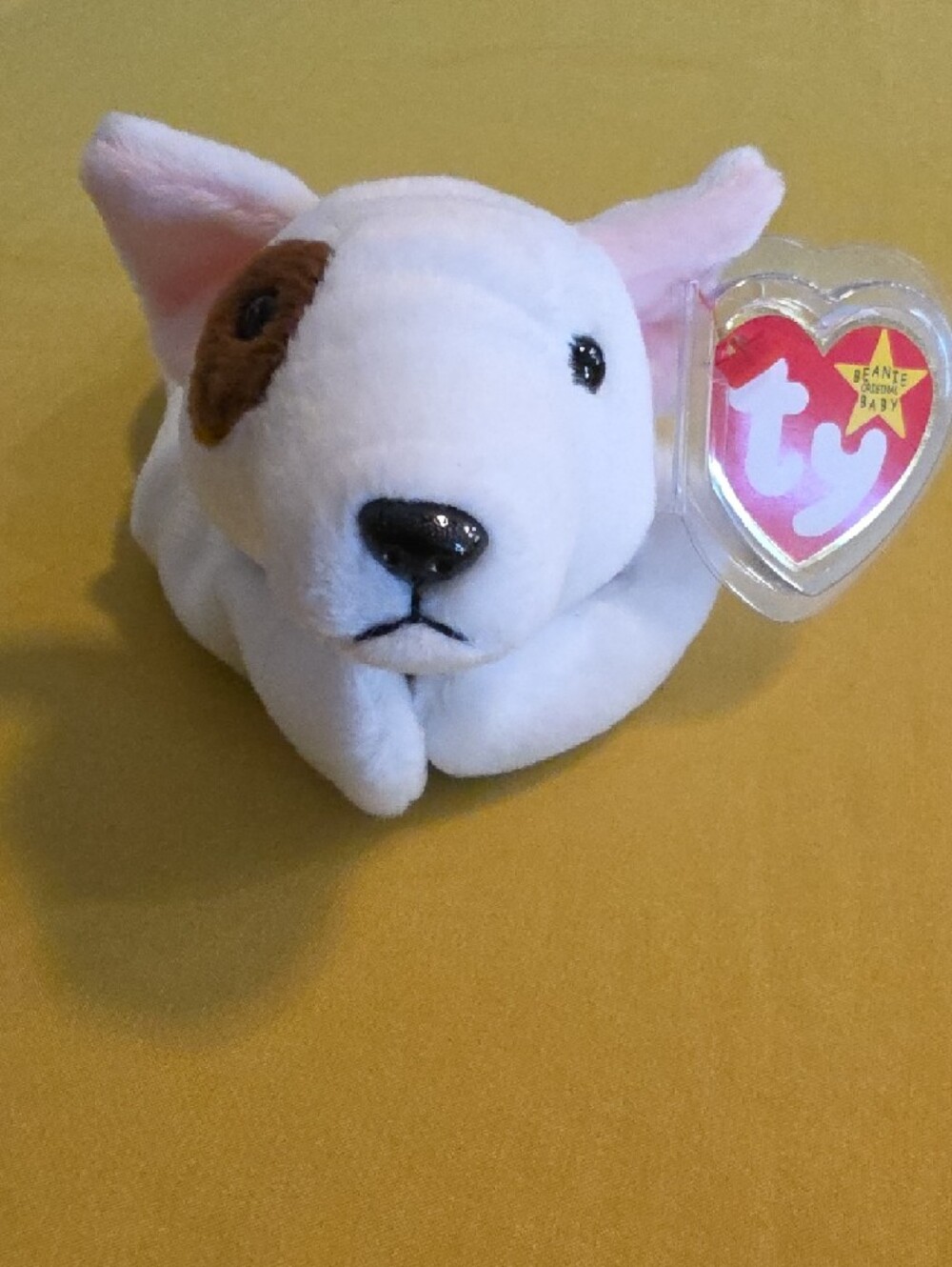NWT - Ty Beanie Baby Named "Butch the Bull Terrier," Introduced January 1999 🐶